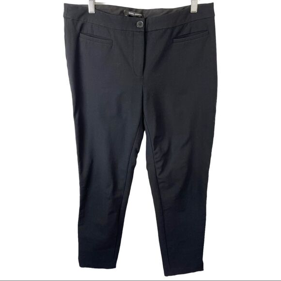 NOEL Asmar Black Stretch Pencil Pants With Welt Pockets Size 10 - Picture 2 of 6